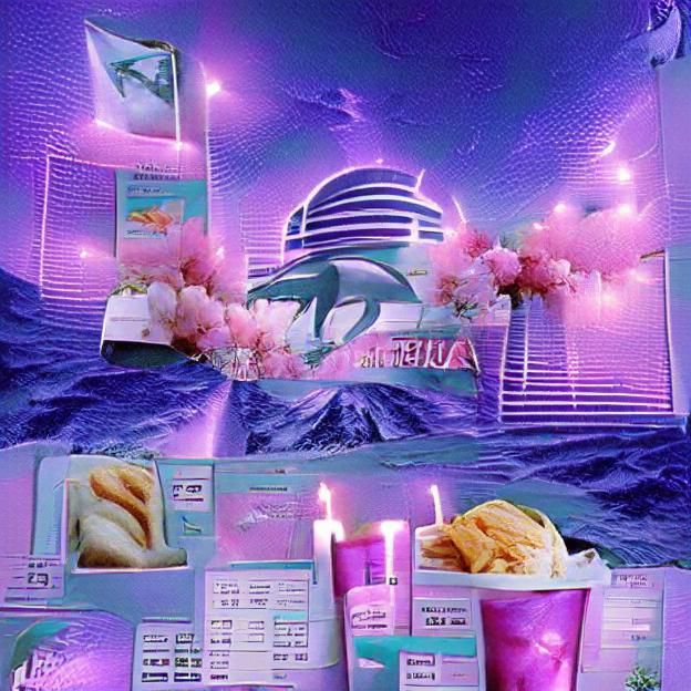 Vaporwave Aesthetic Astrological Signs