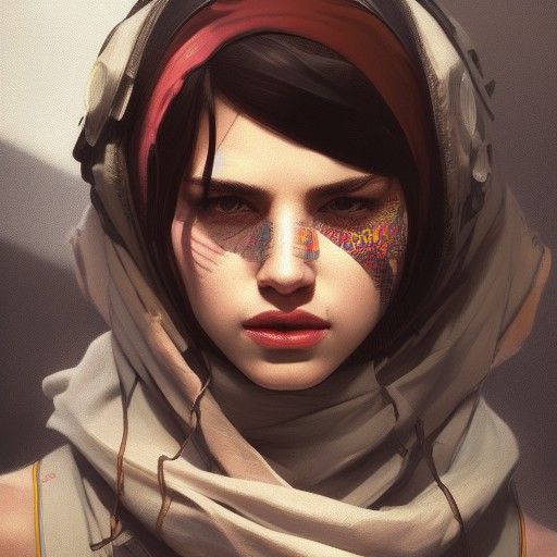 Hyperdetailed Street Rapper Portrait in Dynamic Lighting