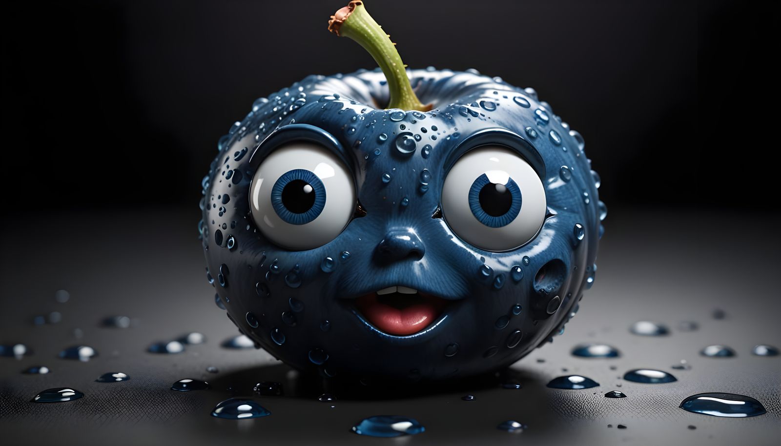 Hyperrealistic Fruit Portraits in 3D