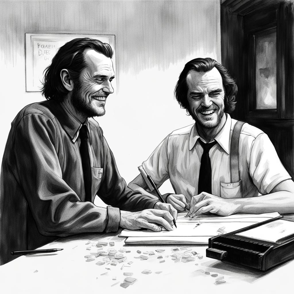 Jack Torrance and Bill Denbrough Writing