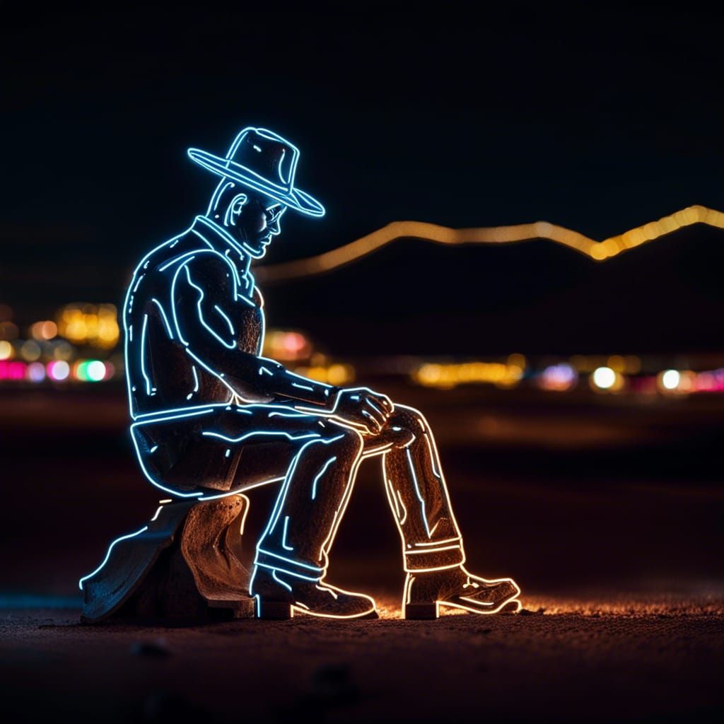 Las Vegas Cowboy Neon