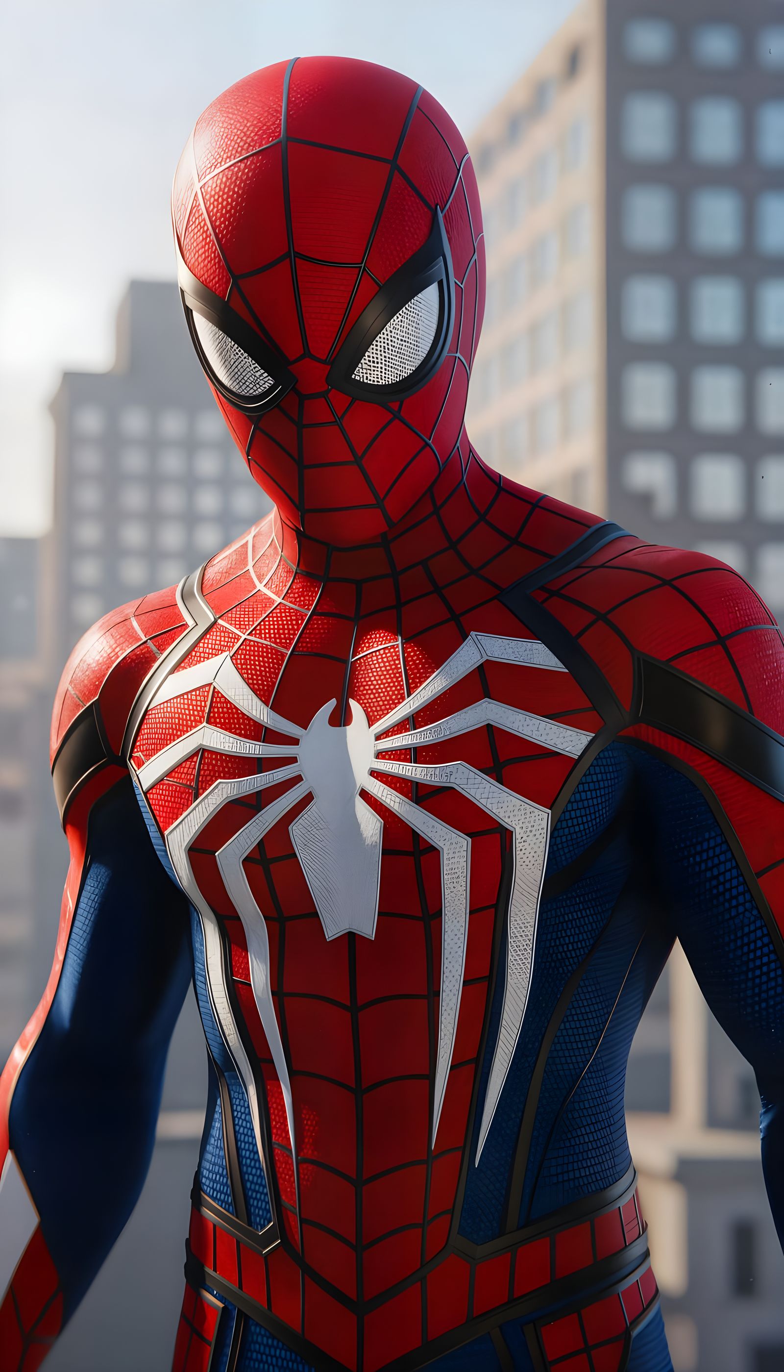 Spider-Man PS4 Suit Close-Up Portrait