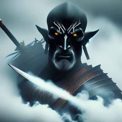 Shadow Warrior in Ethereal Mist