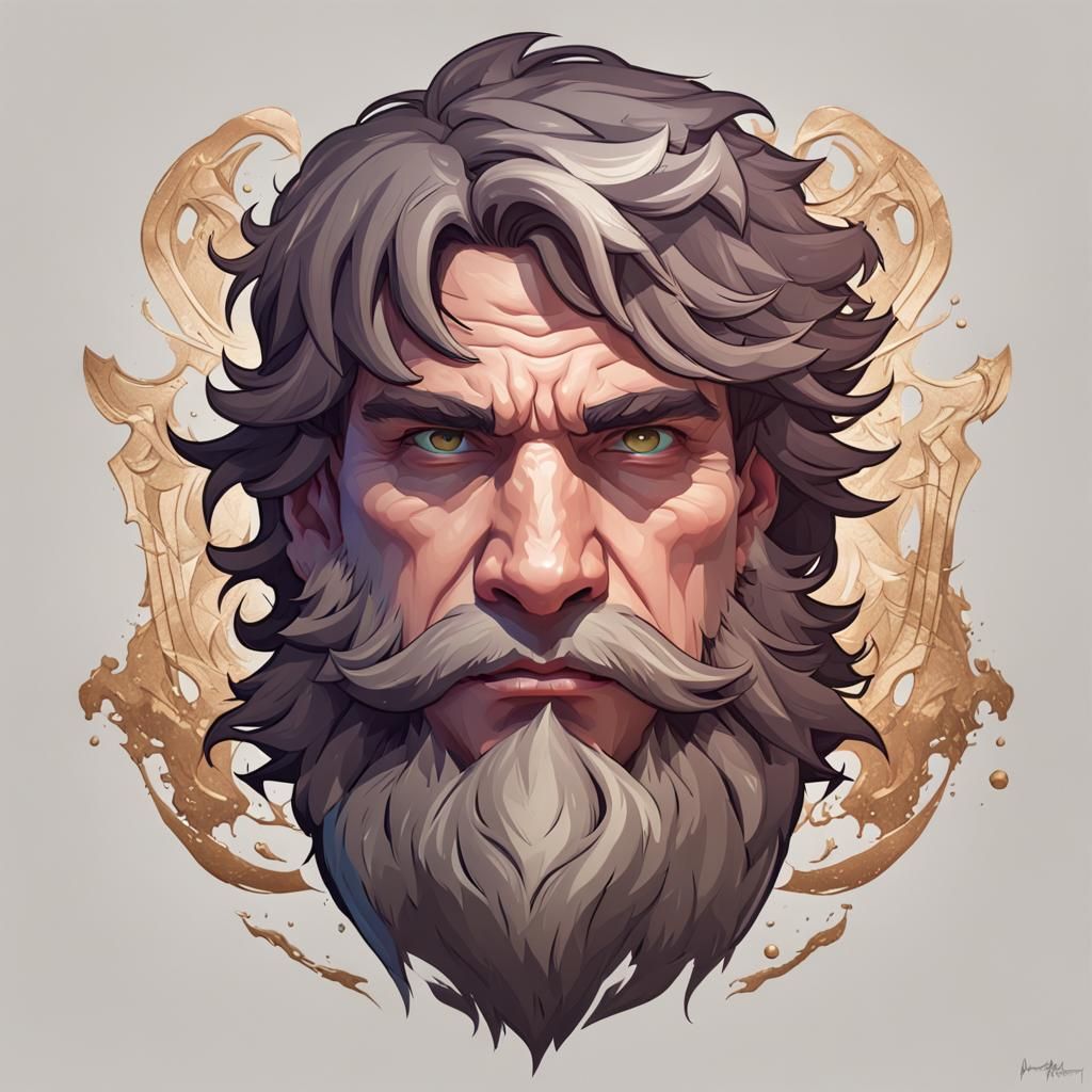 Hyperdetailed Mr Beast Logo Portrait in 8K