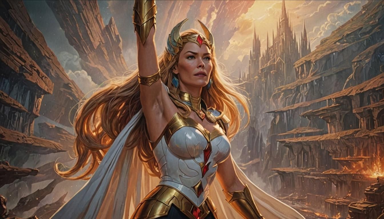 Epic She-Ra Digital Matte Painting