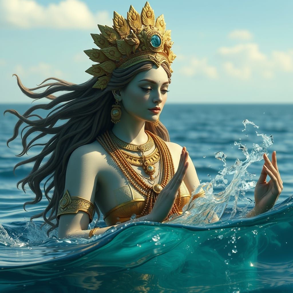 Mystical Water Goddess