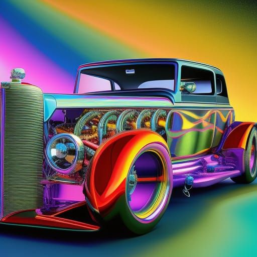 Rainbow Hot Rod