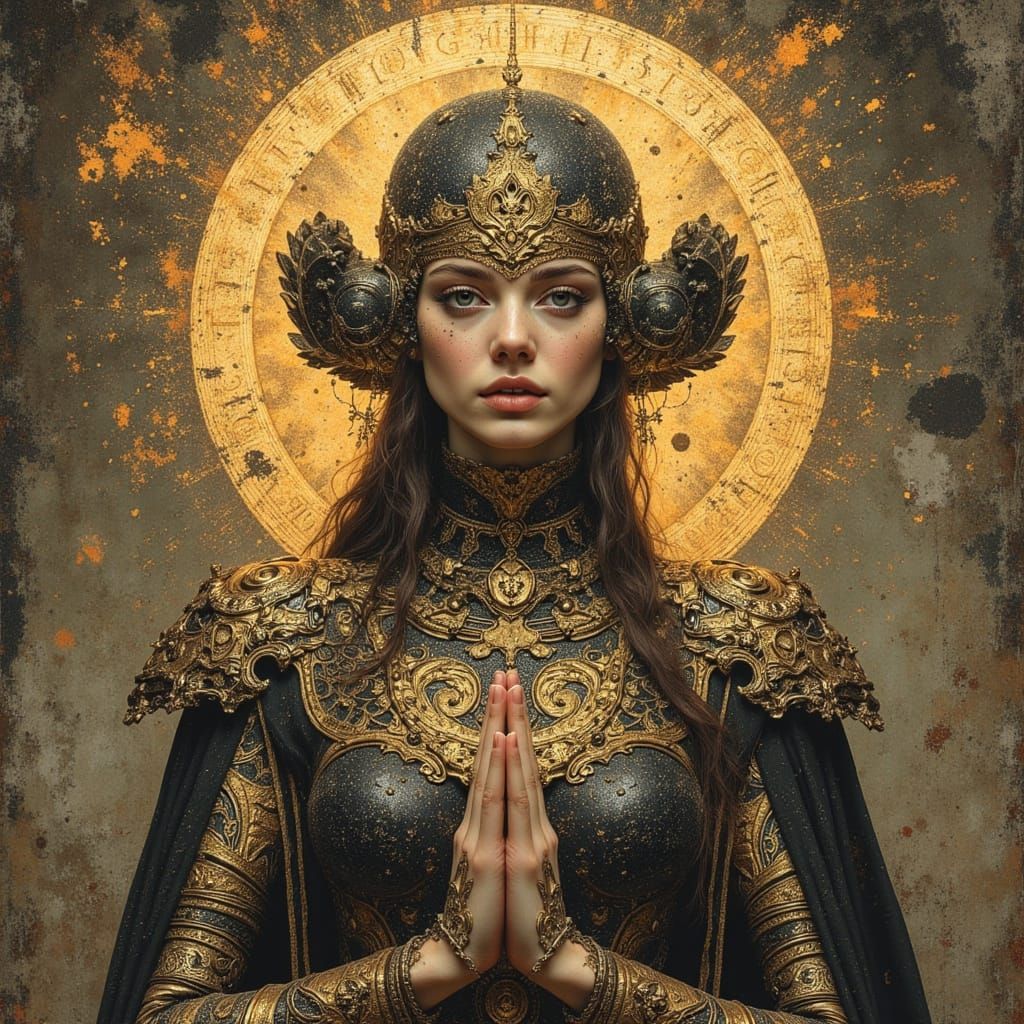 Divine Halo Saint in Subglacial Majesty