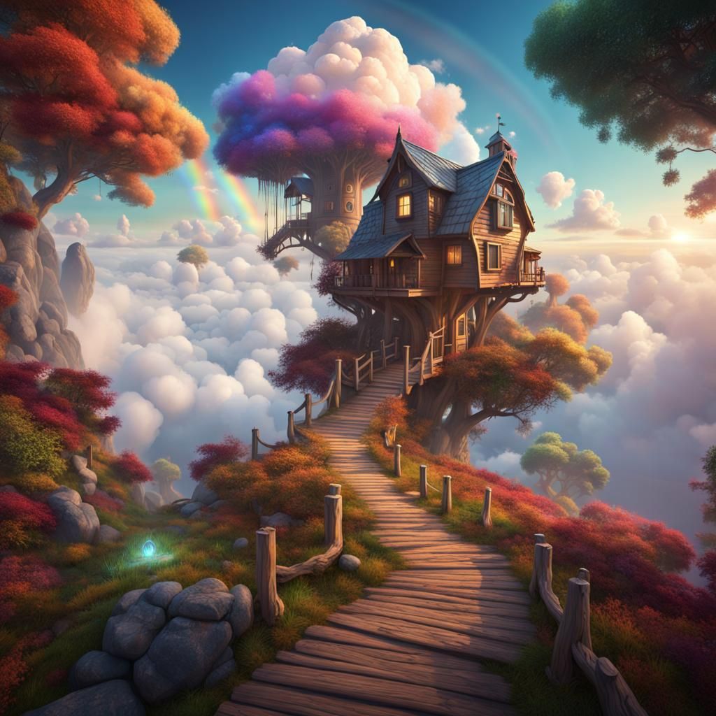 Gemstone Path to Treehouse in the Clouds