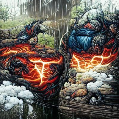 Epic Battle: Thunder and Rain vs Fire