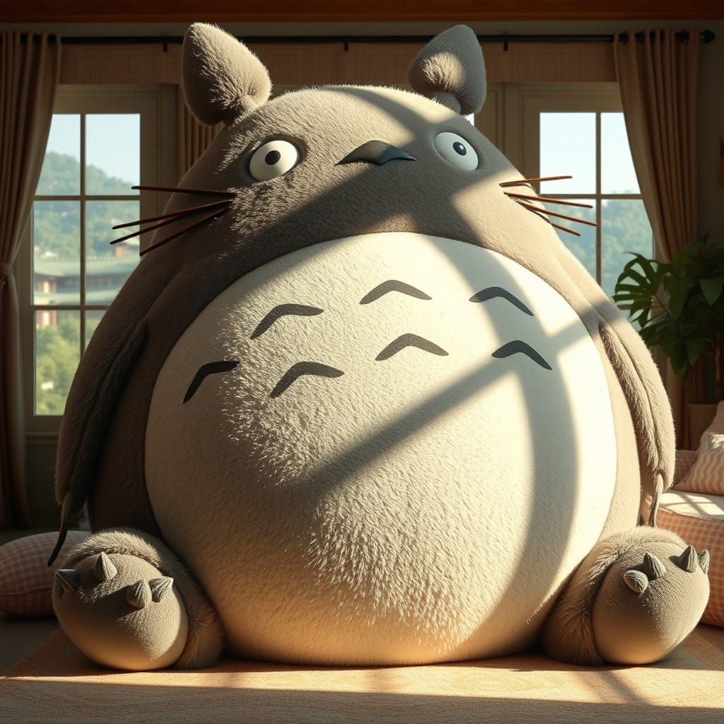 Giant Totoro Squishmallow