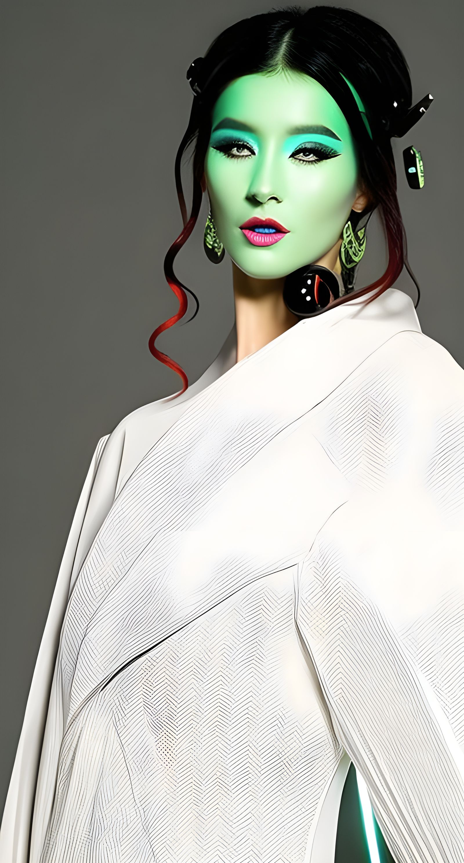 Steampunk Meets Cyberpunk in Bioluminescent Fantasy