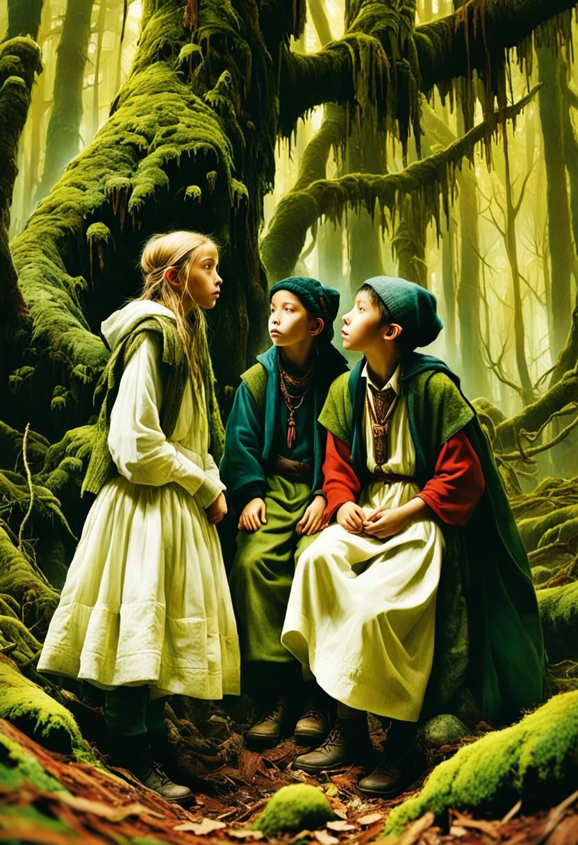 Mossy Forest Meeting: Baba Yaga and Students