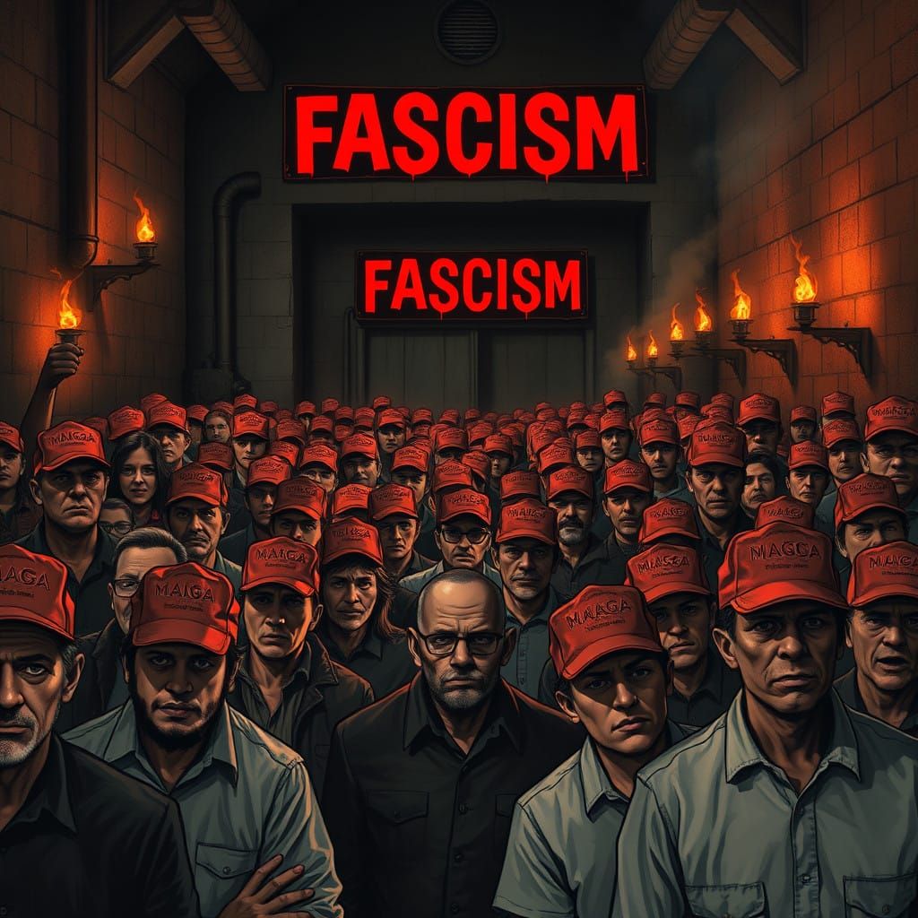 Fascism's Dark Harvest: A Haunting Vision of Descent