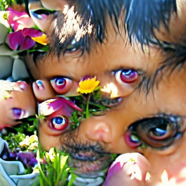 Abstract Eye Pattern: Surreal Vision