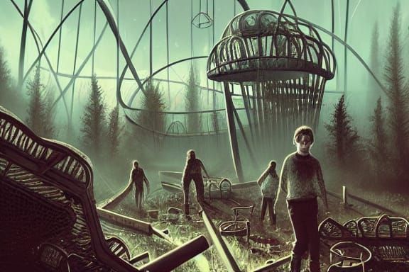Post-Apocalyptic Wasteland Amusement Park