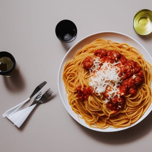 French Model Eating Spaghetti: A Candid Moment