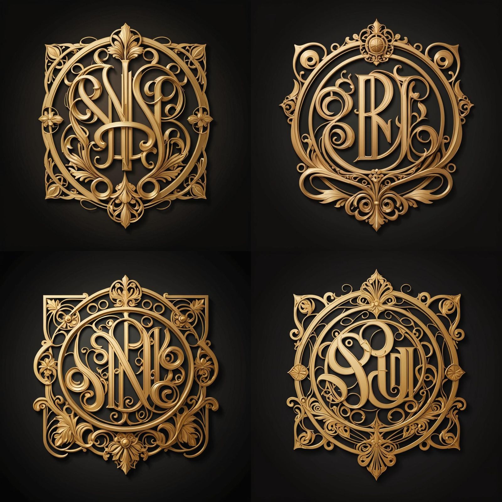 Sin Semilla Logo in Art Nouveau Style