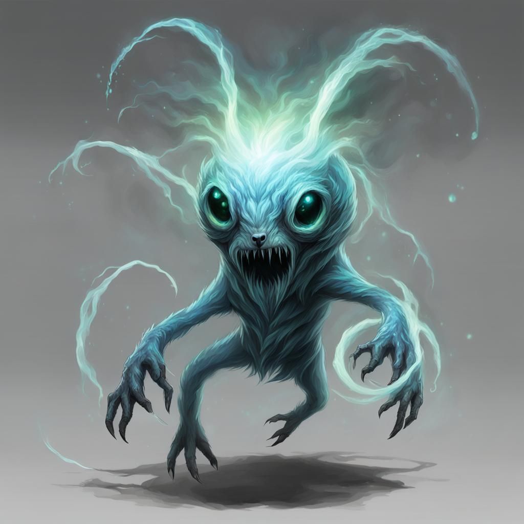 Ethereal G-Lop Wisp Creature Rendering