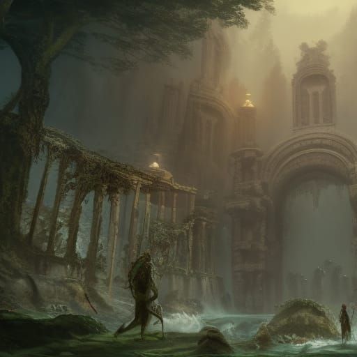Fantastical Castle Matte Painting in Unreal Engine