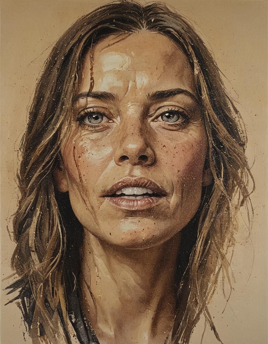Realistic Painted Portrait
