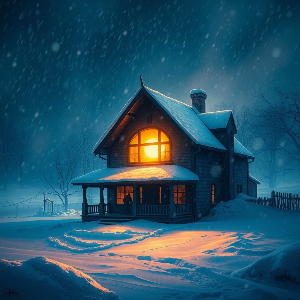 The House of Rising Sun in a Winter Wonderland