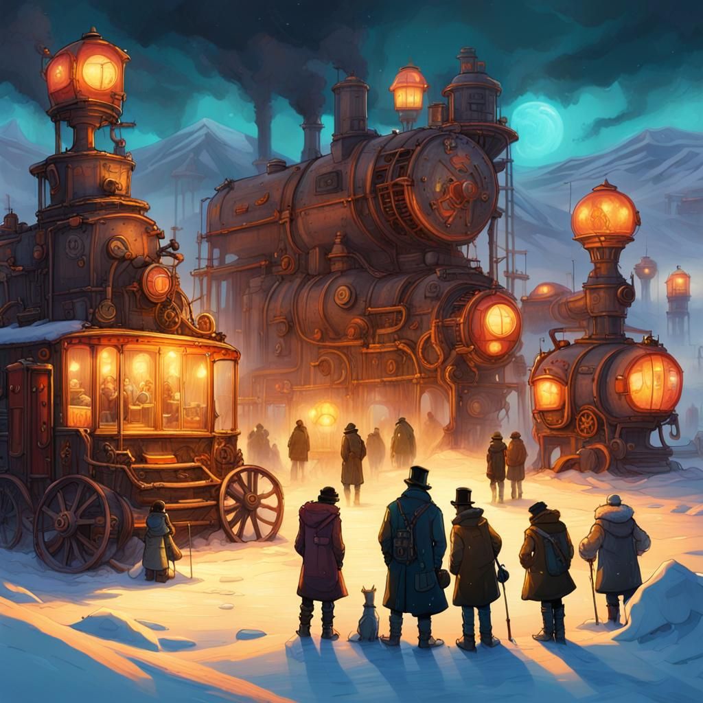 Steampunk Haven in the Frozen Tundra