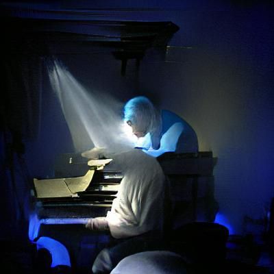 Pianist in Spotlight: Intense Musical Performance