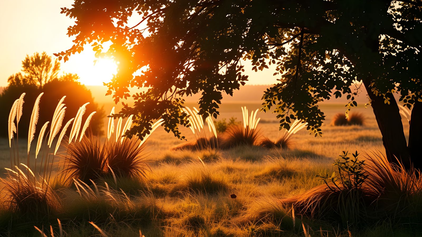 Morning's Gentle Awakening in Vibrant Colors