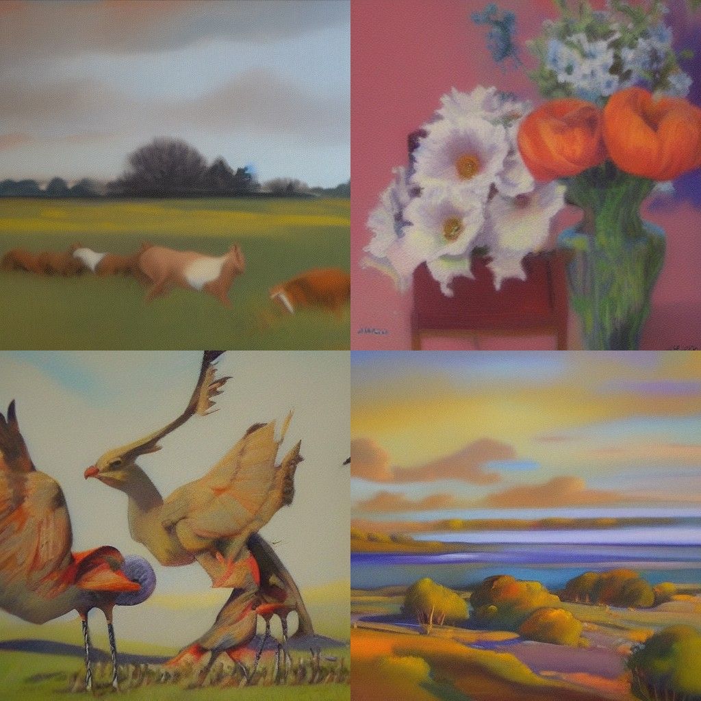 AI Art in Style of Maureen Edgcumbe