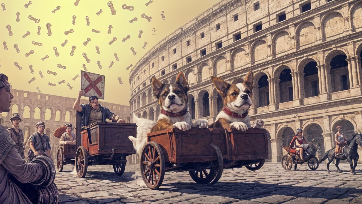 Time-Traveling Dogs Arrive in Ancient Rome Comic Book