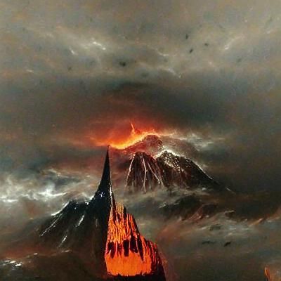 AI Generated Image of Mordor
