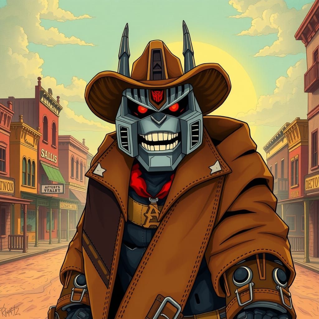 Megatron as a Cowboy 🤠🤖