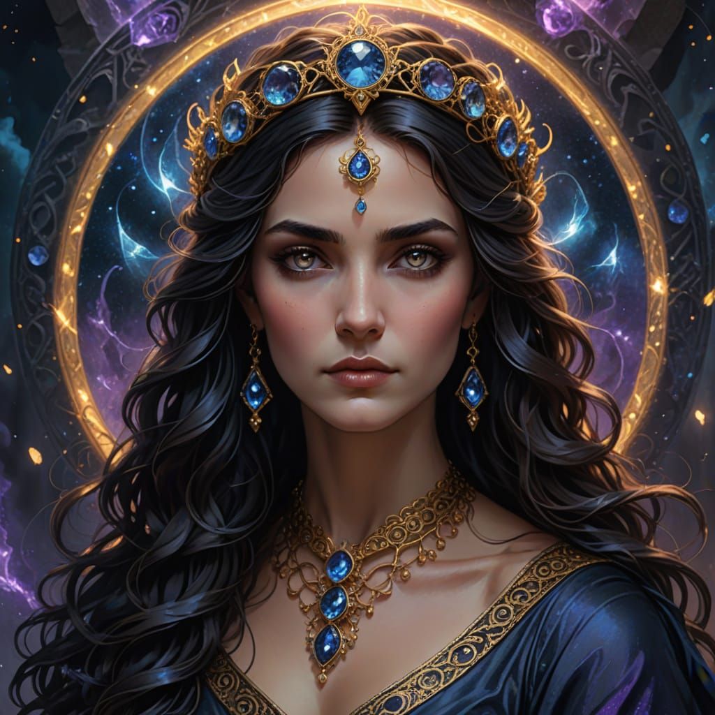 Portrait of Hecate, Goddess of Magic and Mysteries