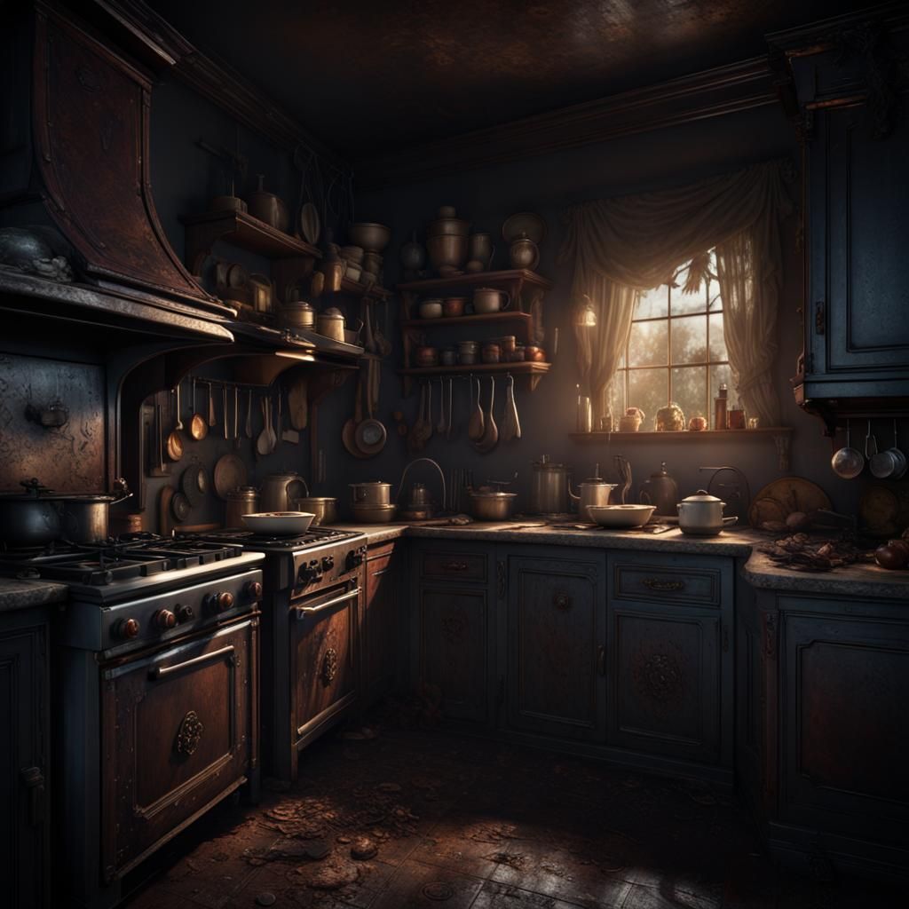 "Gloomy Kitchen"