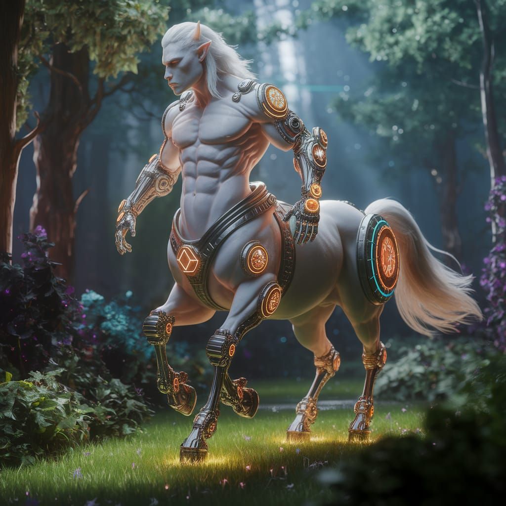 Hybrid of Centaur, Elf, Albino, Cyborg,....