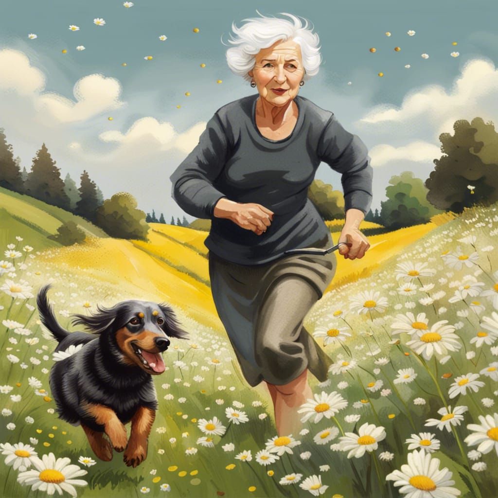Fields full of daisies