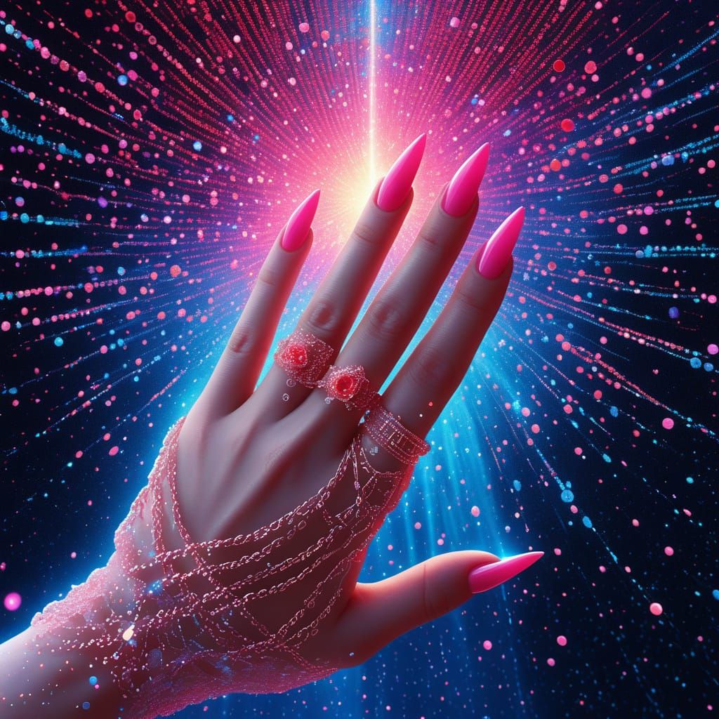 Cyber Celestial Hand Parts Code Veil