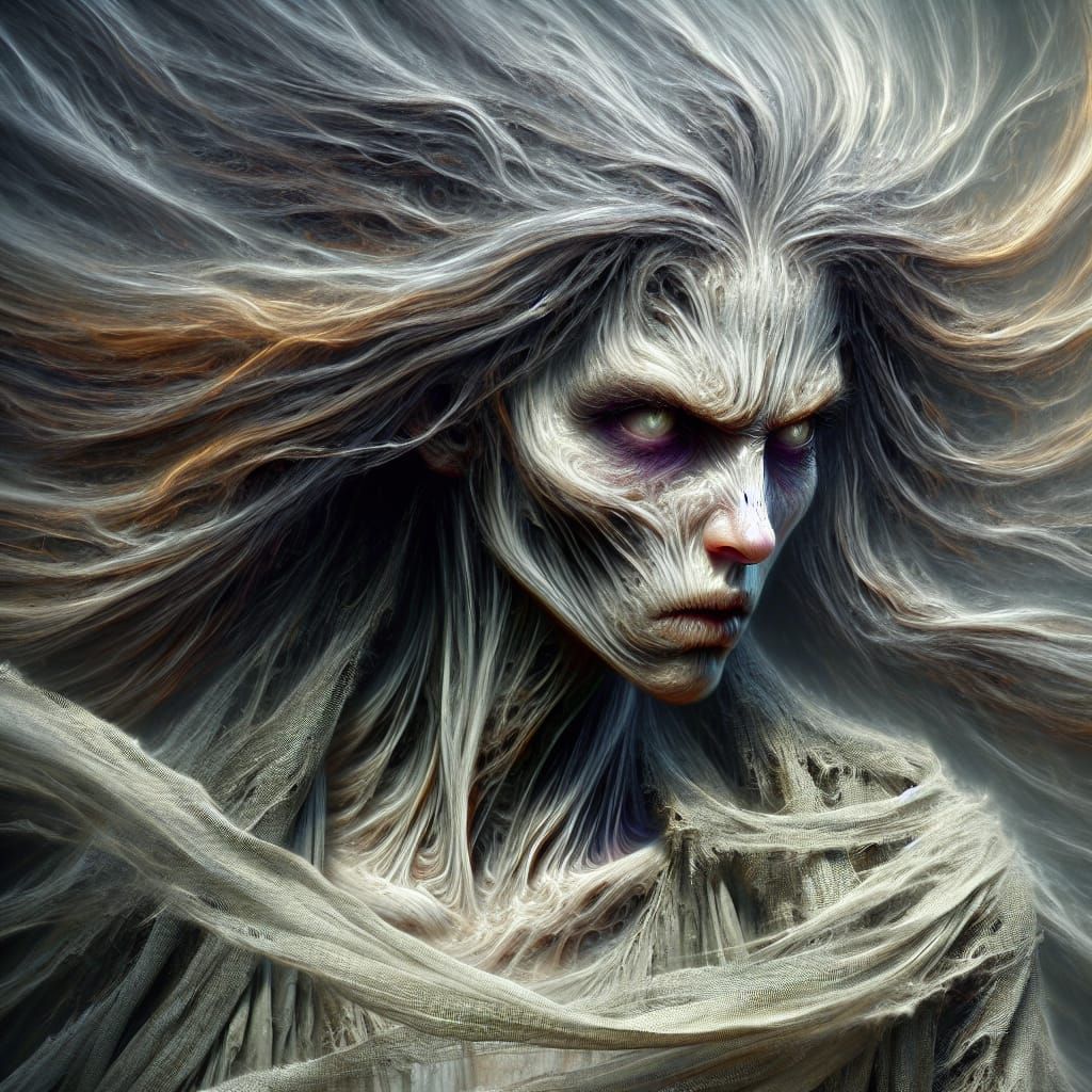 Wrathful Banshee: An Elf's Fading Spirit