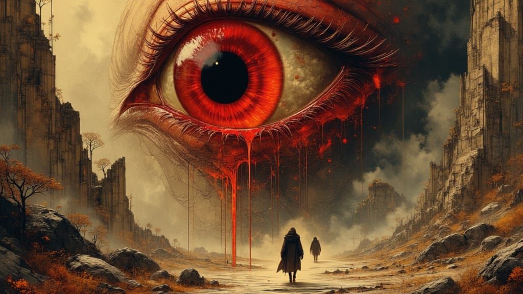 Colossal Evil Eye Erupts From Earth