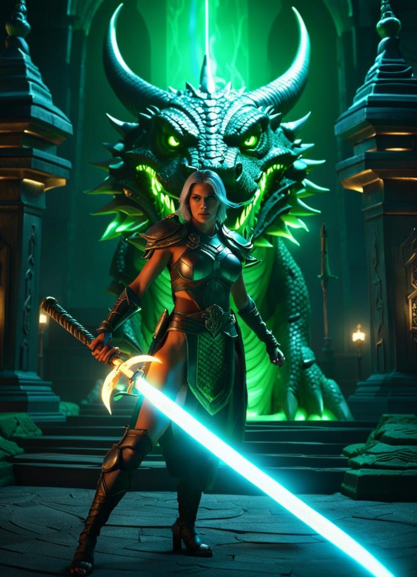 Female Dragonslayer!