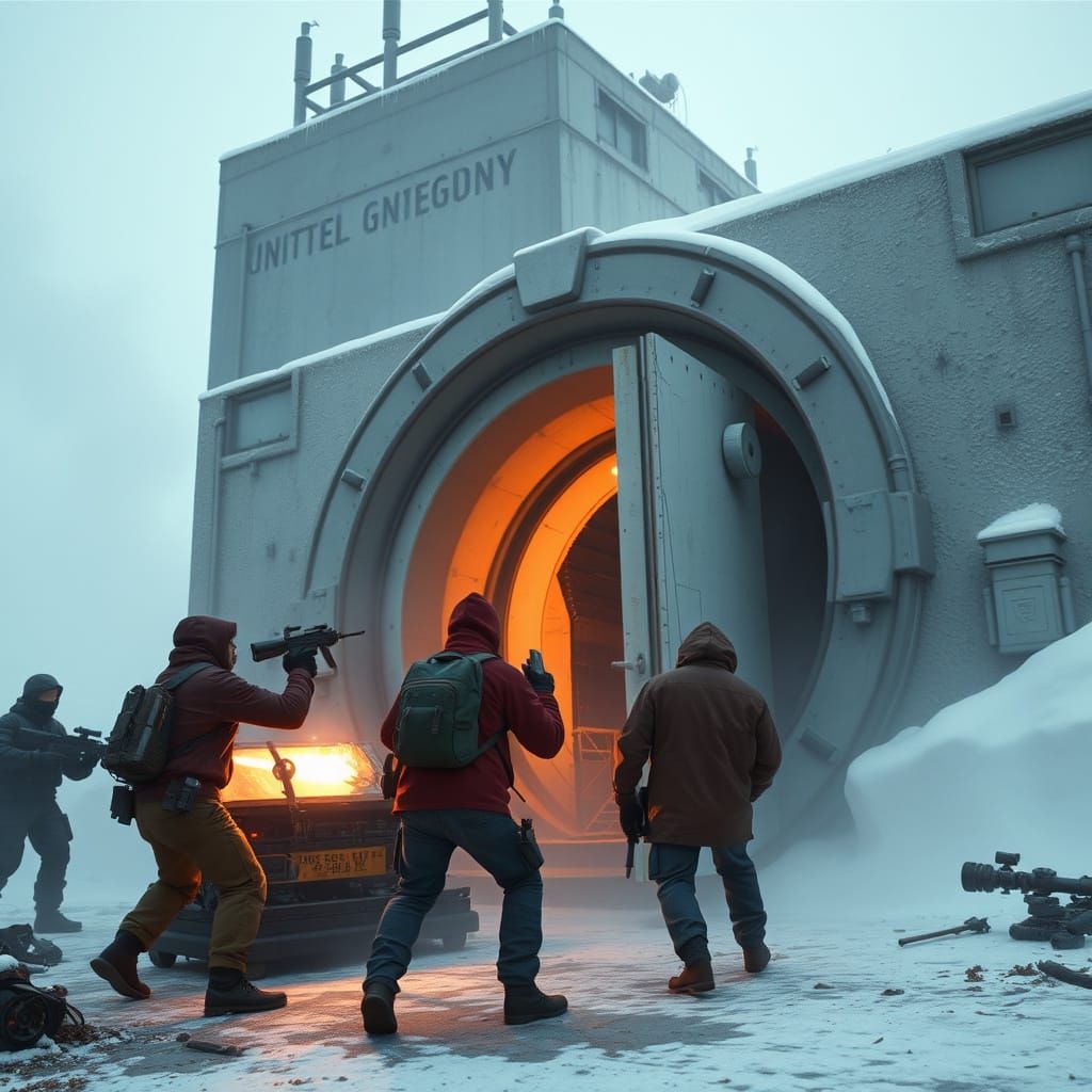 Looting a cryogenic facility