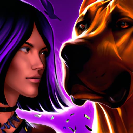 Velma and Scooby-Doo Portrait in Anime Style