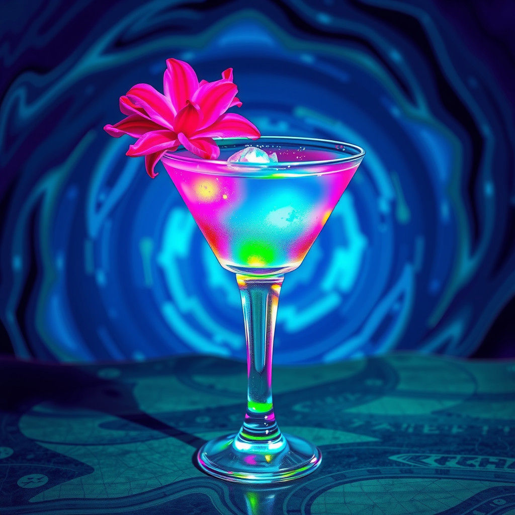 Iridescent Cocktail From a Distant Planet