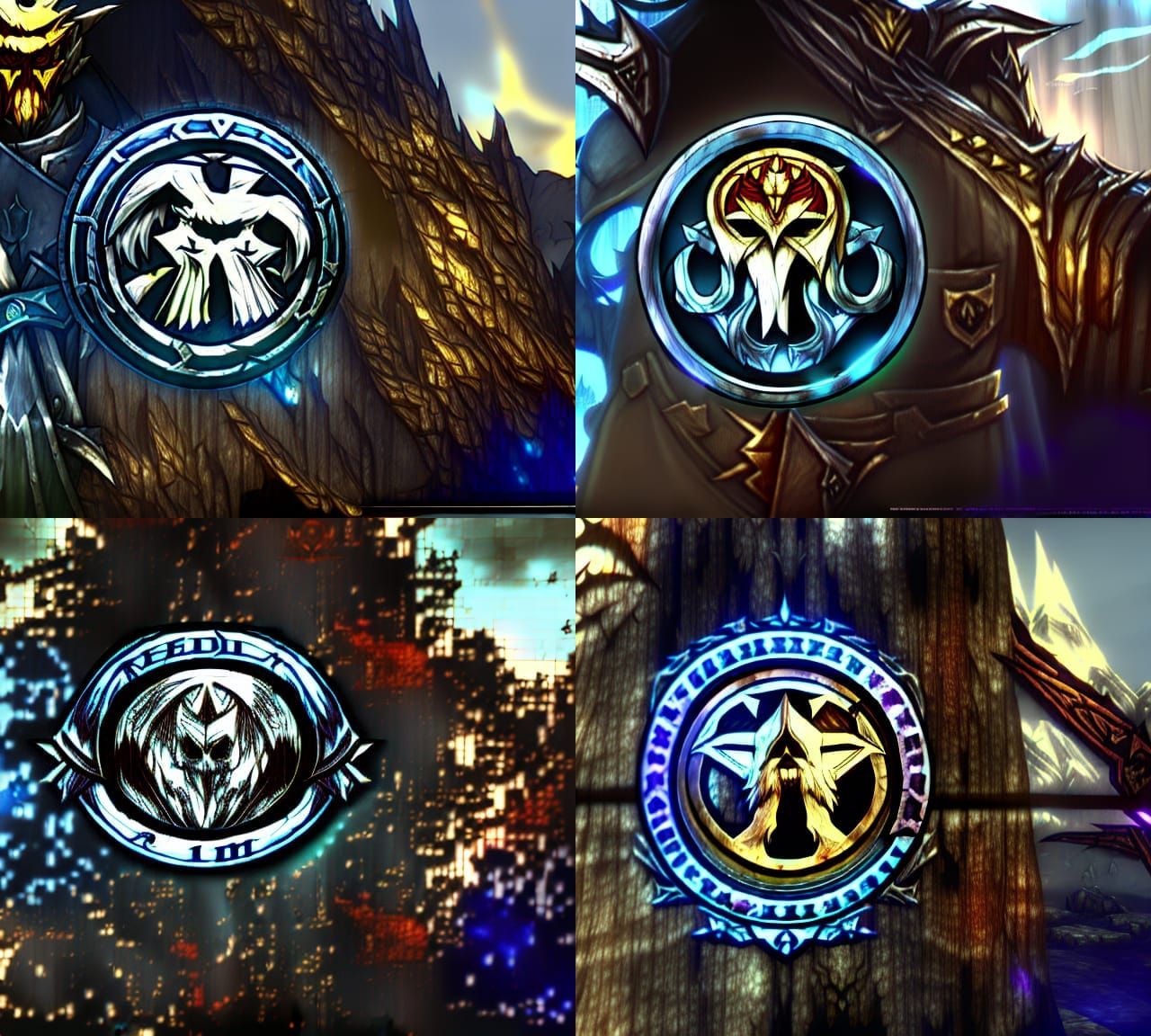 Epic Fantasy Icon with Letter R