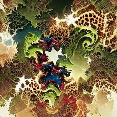 Fractal Art: Marvel Comics Inspired Design