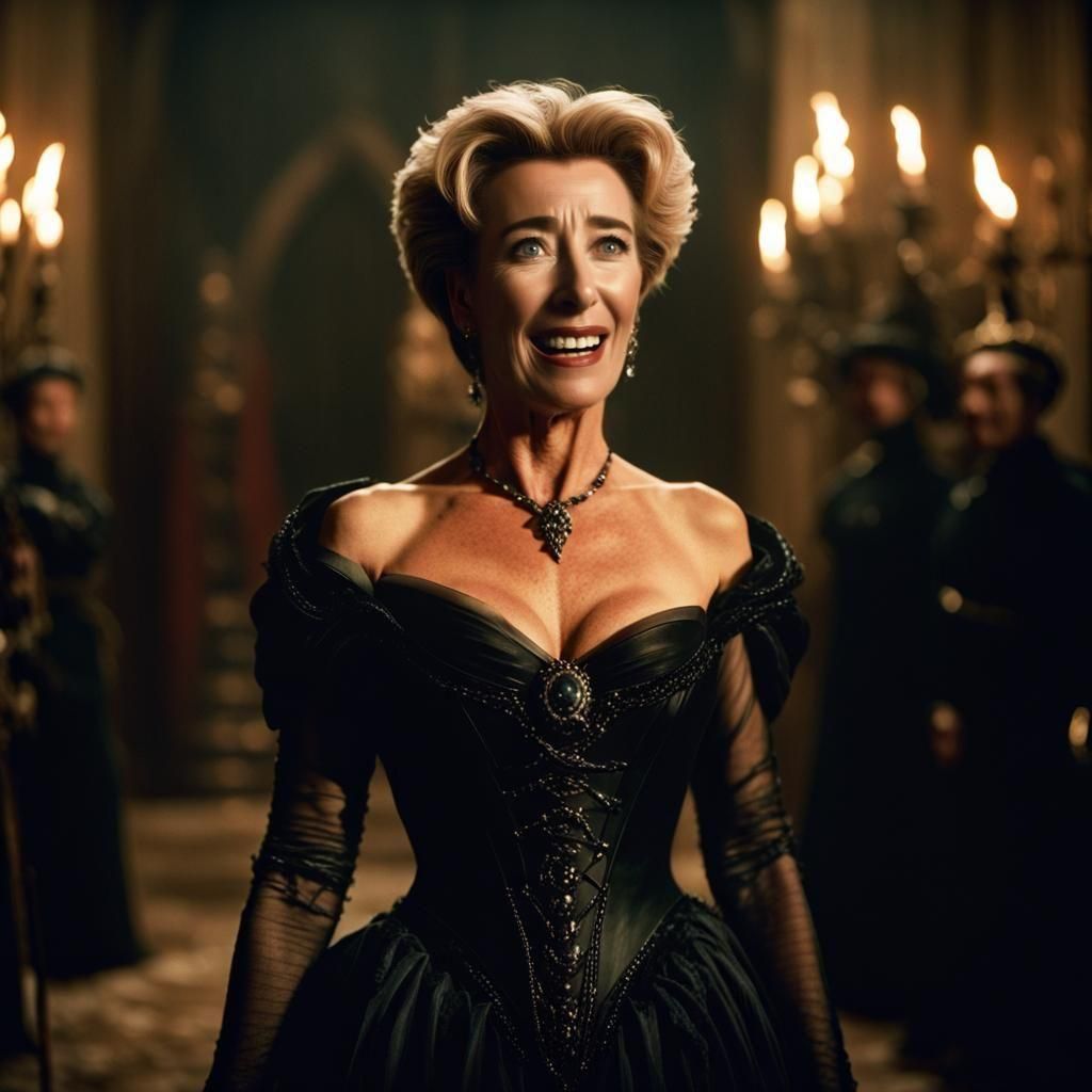 Emma Thompson as a Passionate Evil Queen