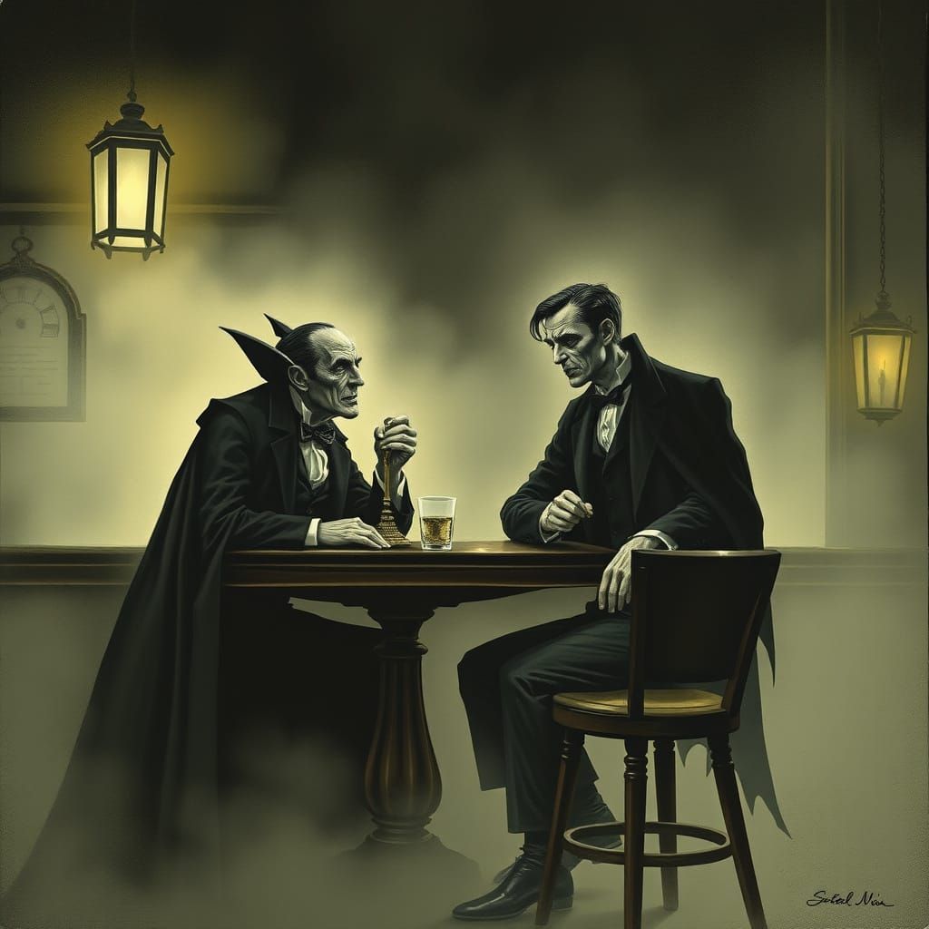 Gothic Encounter: Dracula Meets the Dual Nature of Dr. Jekyl...