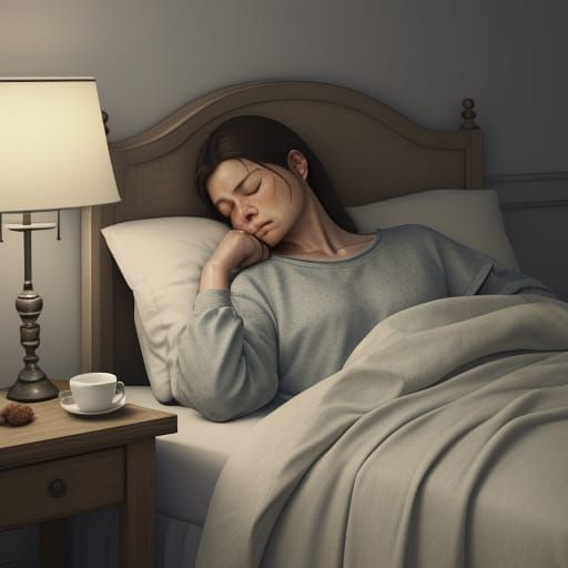 Emotional Portrait of a Person Crying