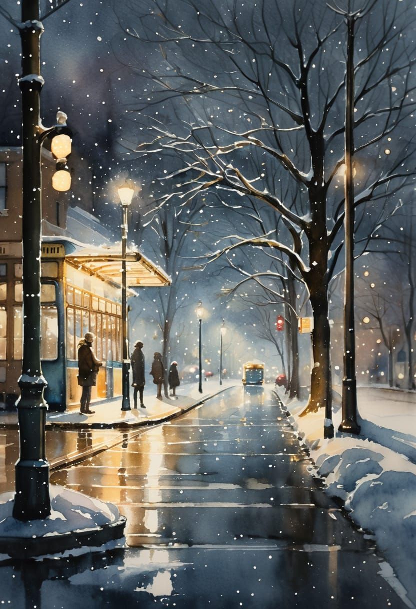 I imagine each snowflake - different, unique, a distinct mem...